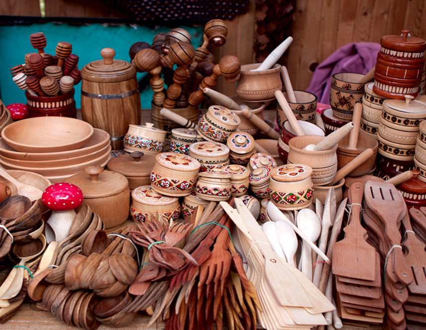 деревянны рынок в Трускавце